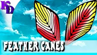 Feather canes using skinner blends 1 - polymer clay tutorial 551