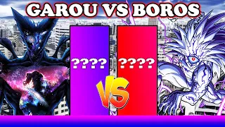 Cosmic Garou VS Boros - Power Levels!