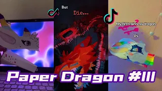 Dragon Puppet Crafts - Paper Dragon TikTok Compilation #111