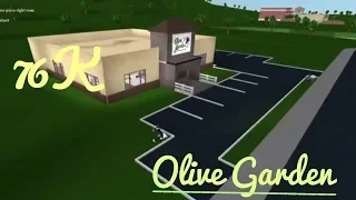 Roblox Bloxburg  Olive Garden 76K -olive garden bloxburg