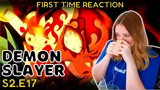 Never Give Up | Demon Slayer S2:E17 | First time REACTION