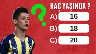 Futbolcularının Yaşını Biliyor musun ? - Futbol Bulmacası