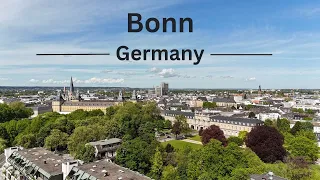 Bonn by drone in cinematic 4K