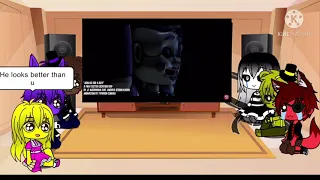 Fnaf 1 + Puppet react to “Join Us For A Bite” Warning: EXTREME LAZINESS