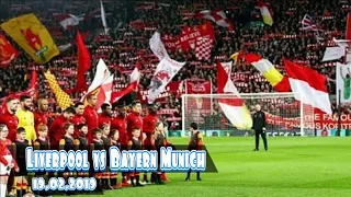 Liverpool vs Bayern Munich Champions league-amazing supporter Liverpool in anfield