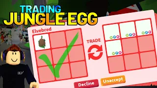 14 Big Trades For Jungle Egg!! Adopt Me