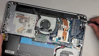 DELL XPS 15 L521X Disassembly RAM SSD Hard Drive Upgrade Repair With Broken Clavicle Collar Bone