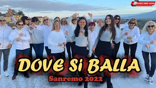 DOVE SI BALLA - Dargen D'Amico - SANREMO 2022 - Coreografia - Balli di gruppo- Baile en linea DANCE