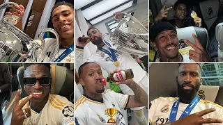 😅 Real Madrid Players Crazy Celebrations After Winning The 15th Champions League Trophy