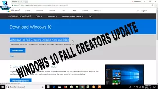 Windows 10 Fall Creators Update installation.