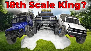 FMS FCX18 vs Traxxas TRX4m. The Best RC crawler.