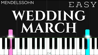 Mendelssohn - Wedding March | EASY Piano Tutorial