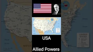 World War 2 Axis And Allied Powers #shorts #youtube #national #worldwar #wow#Hitler#communist #whoa