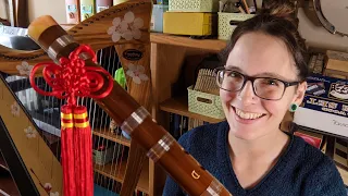 Unboxing and Setup of a Dizi Traditional Chinese Bamboo Flute from Horse
