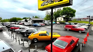 Classic American Muscle Car Lot Inventory Update 5/8/23 Maple Motors Hot Rods For Sale USA Lot Walk