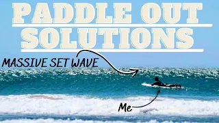 Use THIS to make PADDLING OUT in Big Waves EASIER! Paddle Out STRATEGY : Tip Time - Longboard Advice