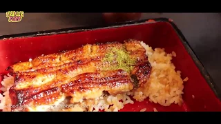 Grilled Eel Seafood Barbecue in Tokyo Japan