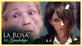 Dulce espanta a una abuelita con su imagen emo | La Rosa de Guadalupe 3/4 | Soy emo