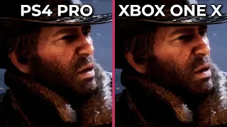 [4K] Red Dead Redemption 2 – PS4 Pro vs. Xbox One X Graphics Comparison