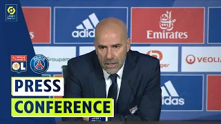 Press Conference OLYMPIQUE LYONNAIS - PARIS SAINT-GERMAIN (1-1) / Week 20 - Ligue1 Uber Eats / 21-22