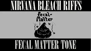 Nirvana Bleach Riffs with Fecal Matter Tone | Illiteracy Will Prevail Guitar Tone