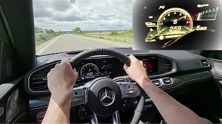 AMG GLE 53 535HP - Top Speed on Autobahn