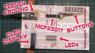 Multiple Buttons with an MCP23017 on the Arduino