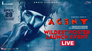 Agent Wildest Poster Launch Event LIVE 🛑 | Mammootty | Surender Reddy | Anil Sunkara |