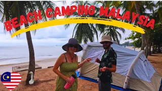 Beach CAMPING! Port Dickson, MALAYSIA 💖🇲🇾⛺️🚙👑