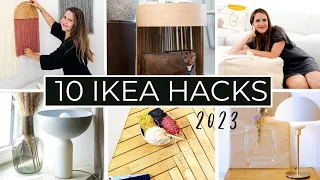 10 DIY Ikea Hacks - Einfache und Schnelle upcycling Ideen im Boho/Scandi Look | Wandbehang Lampe