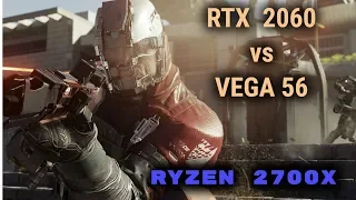 AMD Vega 56 vs Nvidia RTX 2060 | Ryzen 7 2700X