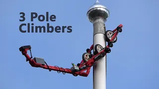 3 Pole Climbing Lego Robots