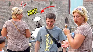 Funny Fart Prank in Public - AWESOME REACTIONS