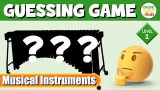 Musical Instruments - Guessing Game (Level 1) | ESL Game | English Quiz