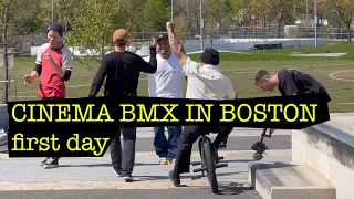 Cinema BMX in BOSTON - First Day!!