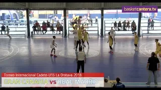 U16M - GRAN CANARIA vs REAL MADRID.- Torneo Internacional Cadete La Orotava 2018