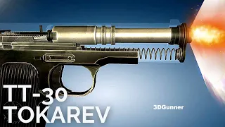 3D Animation: TT-30 Tokarev Pistol