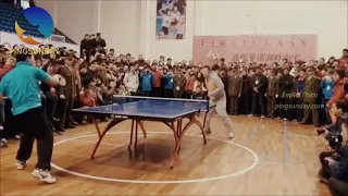 When the best amateur table tennis player vs the Olympics Champion (Ma Lin)