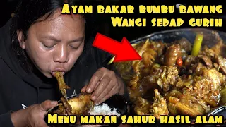 DEDE INOEN MASAK AYAM GUNDUL BAKAR BUMBU BAWANG MENU SAHUR