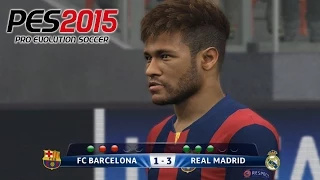 Penalty Shootout Barcelona vs Real Madrid PES 2015