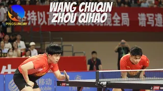 Wang Chuqin Zhou Qihao vs Liu | China Super League 2023