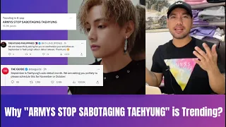 Why "ARMYS STOP SABOTAGING TAEHYUNG" is TRENDING?