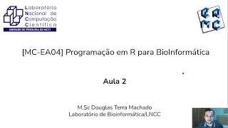 Programação em R para BioInformática - Aula 02