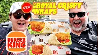 NEW BK Royal Crispy Chicken Wrap Review