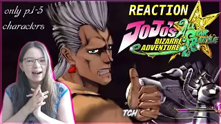 JoJo All Star Battle - Reaction to Heart Heat/Great Heat Attacks (JoJo's Bizarre Adventure)