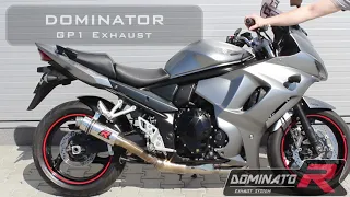 Suzuki GSX 1250 FA💥 Dyno & Flames 🔥 Pure Sound🔊Stock vs. Dominator 🎧HQ Sound 🇵🇱⚡Exhaust Compilations