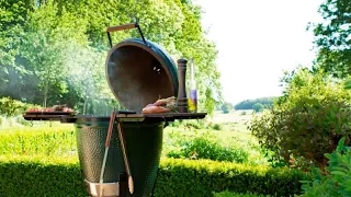 В цепких лапах 59  керамический гриль Big Green Egg