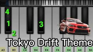 Tokyo Drift Theme Piano Tutorial | Pro Gamer017
