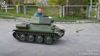Мини-ТАНК Т-34-85.