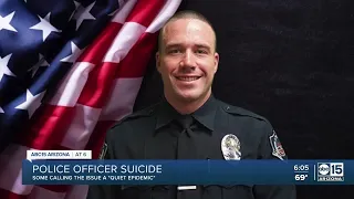 Some call the issue of police officer suicides a "quiet epidemic"